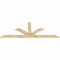 Ekena Millwork Richland Rough Sawn Timber Gable Bracket, Douglas Fir, 108"W x 40"H x 2"D x 6"F, 9/12 Pitch GBW108X40X0206RIC00RDF - alternate 2